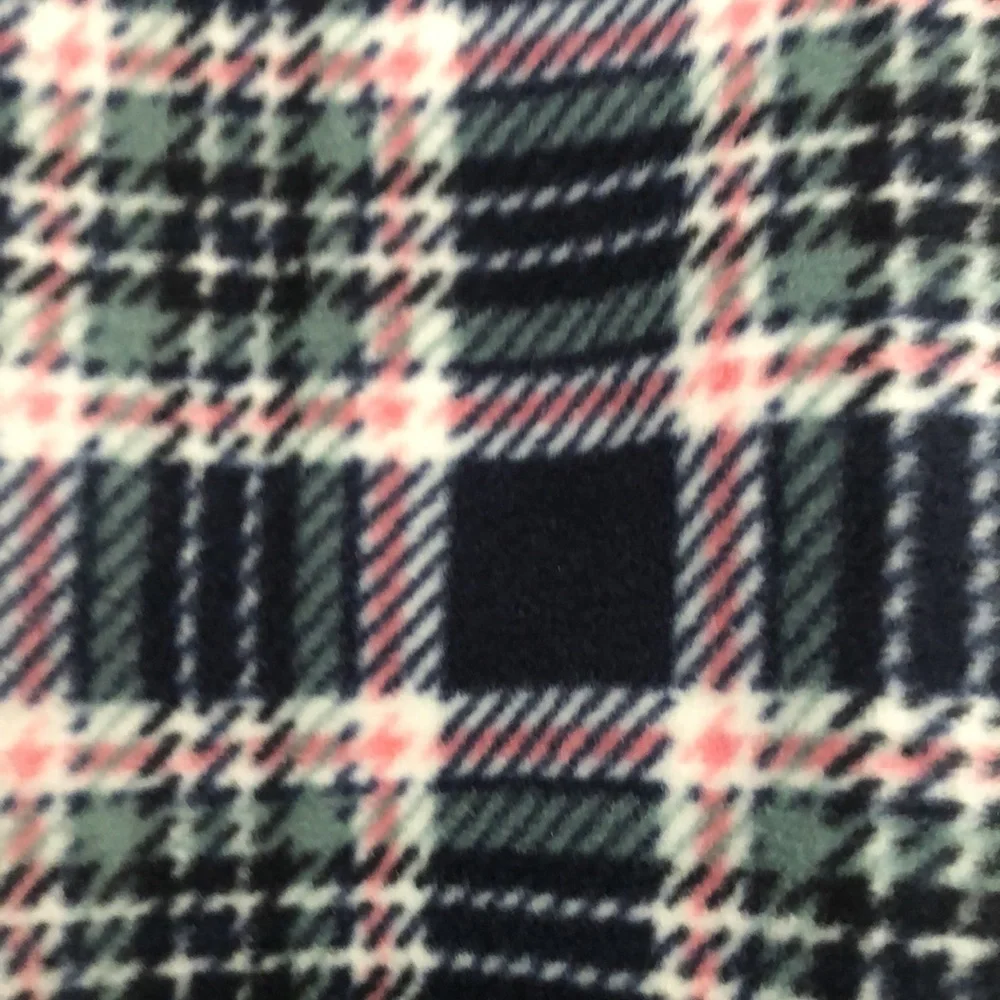 LEE Large, long sleeve woman’s flannel print shirt. Black pink green - Picture 6 of 9